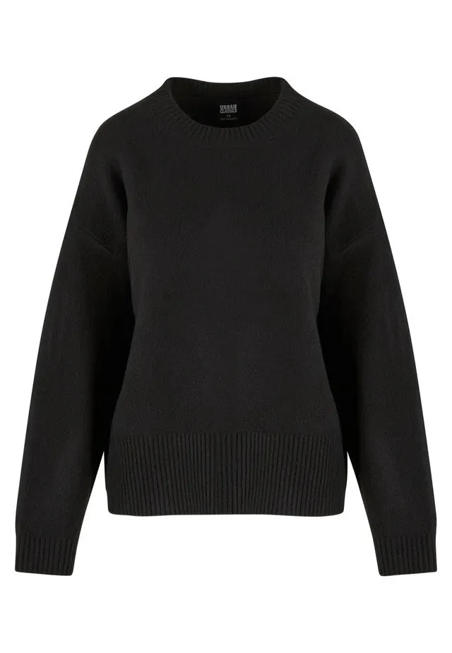 Urban Classics - Ladies Soft Oversized Black - Pullover