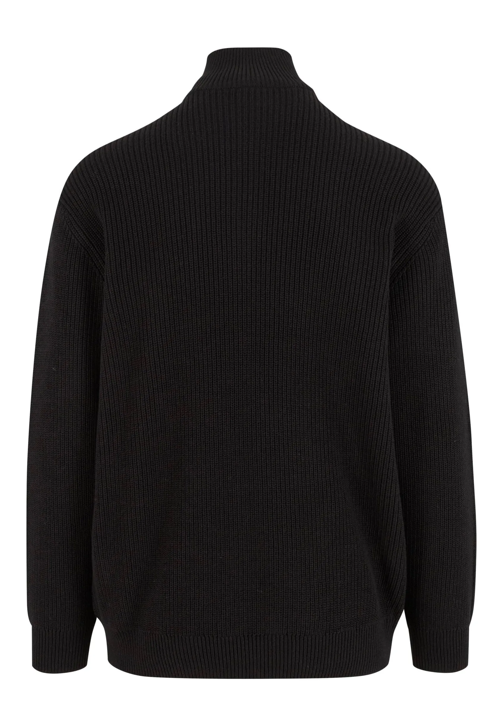 Urban Classics - Rib Basic Black - Pullover
