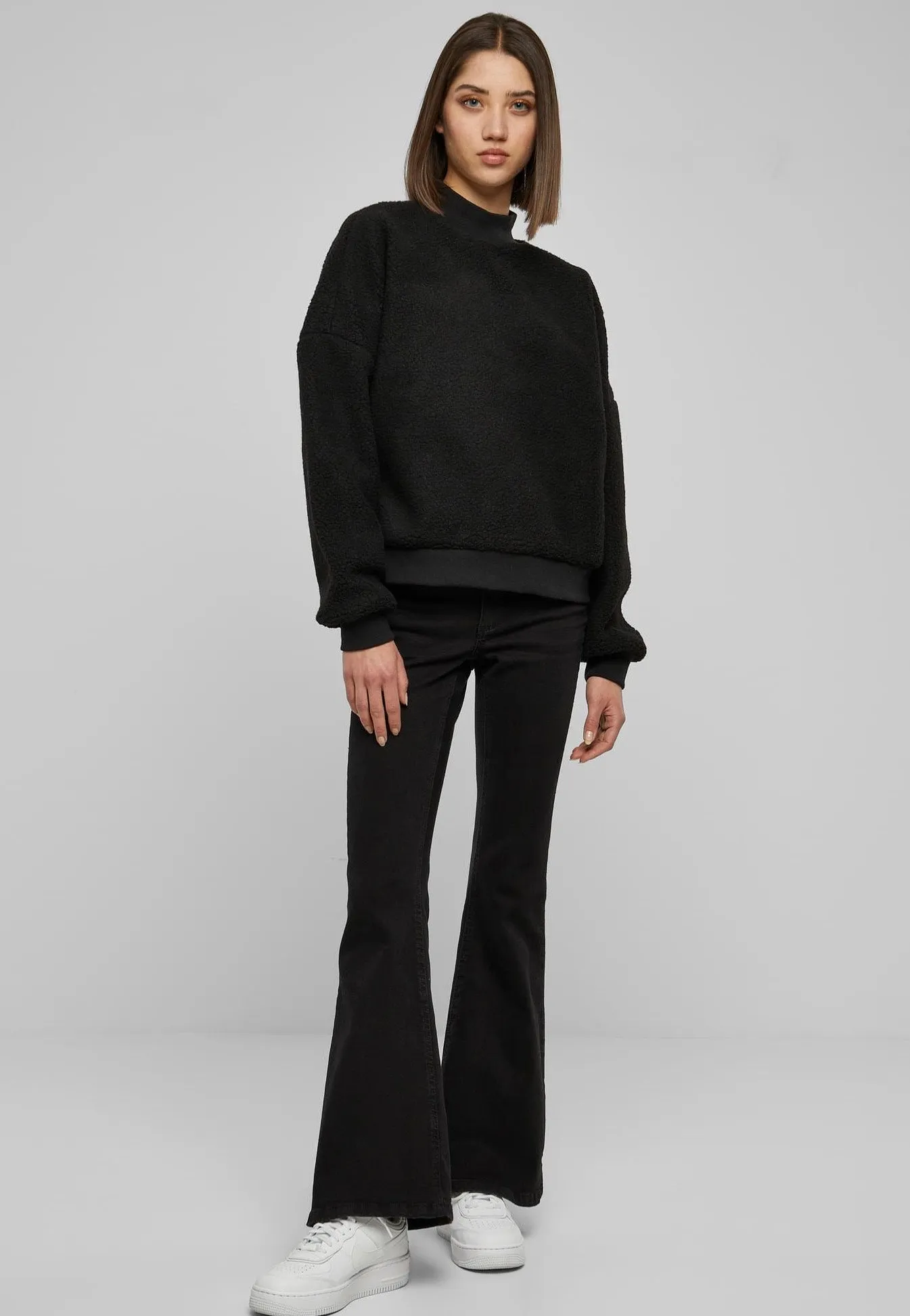 Urban Classics - Sherpa Crewneck Black - Pullover