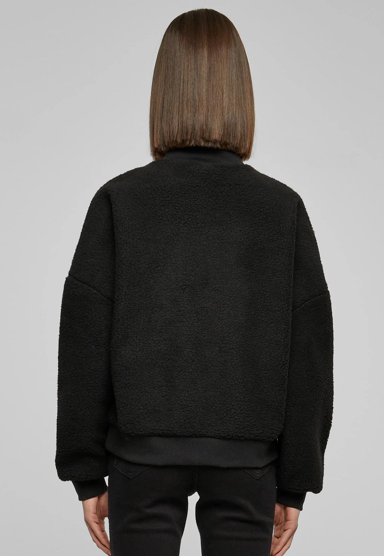 Urban Classics - Sherpa Crewneck Black - Pullover