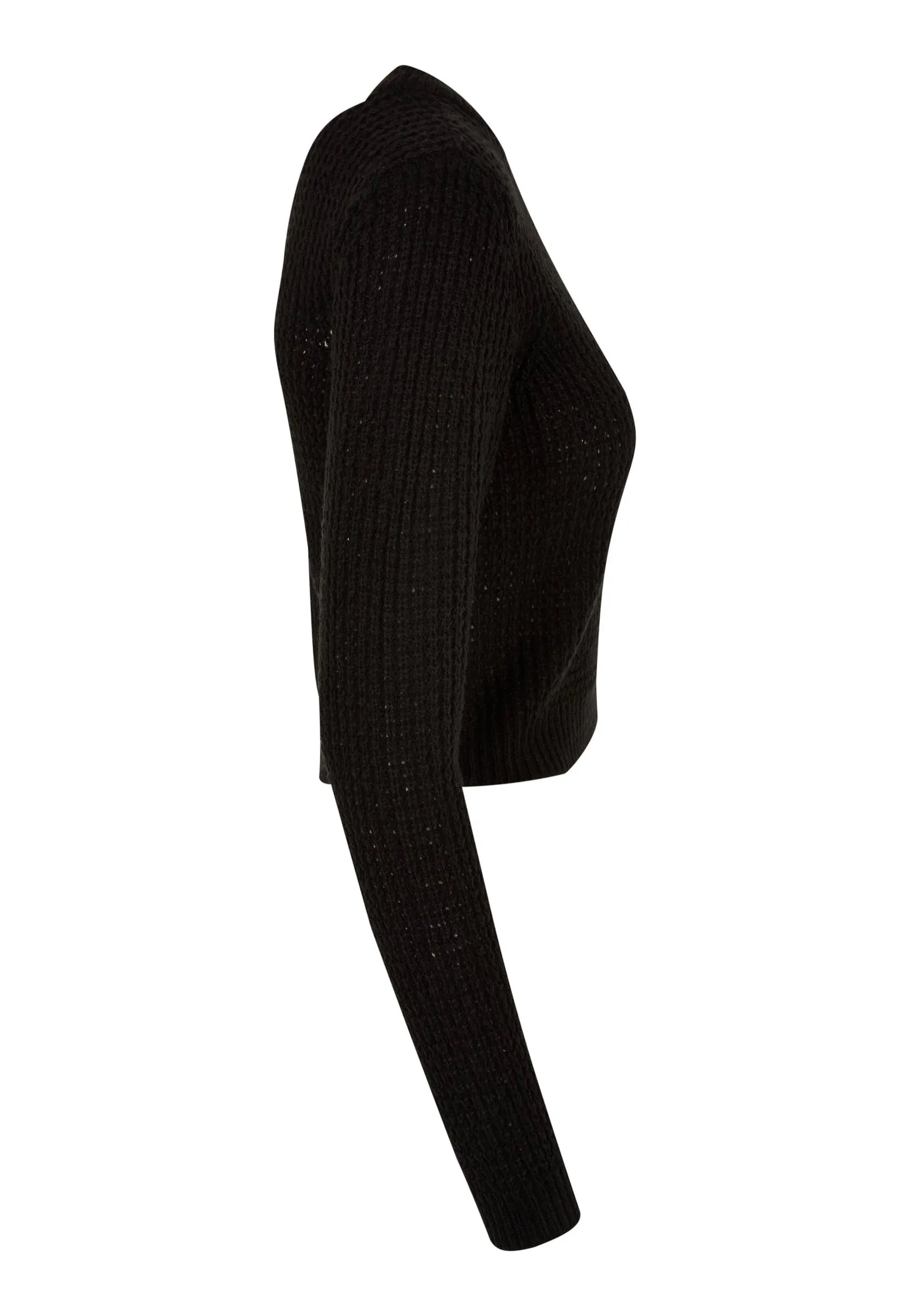 Urban Classics - Short Waffle Black - Pullover