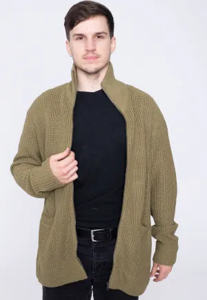 Urban Classics - Zip Tini Olive - Cardigan