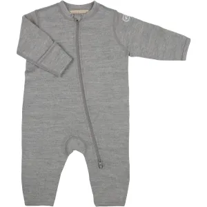 Voksi Melan Grey Wool Jumpsuit Fleece