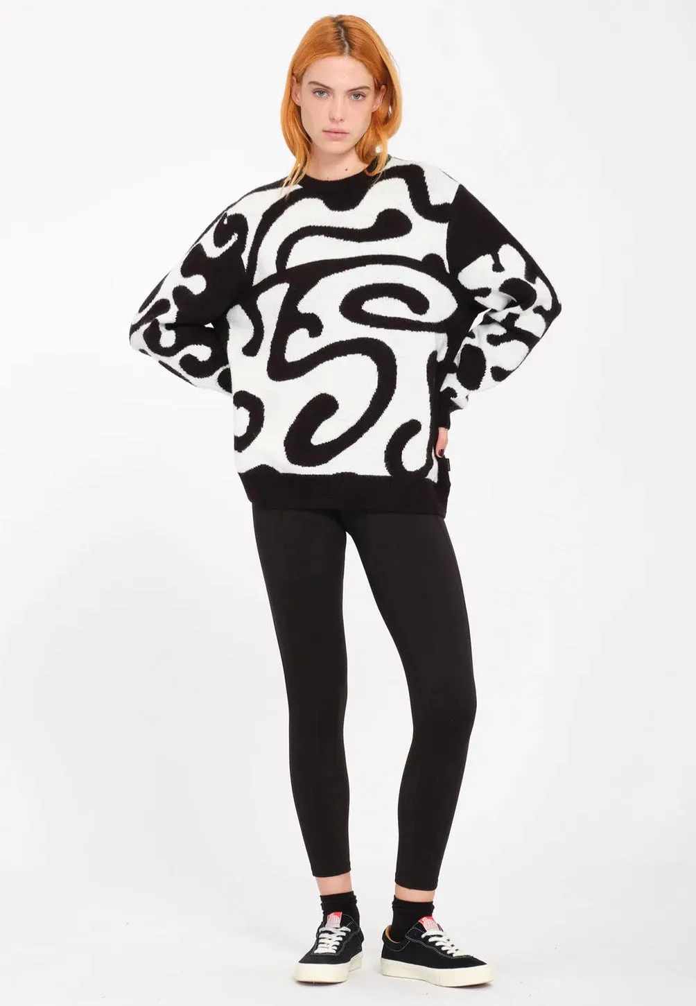 Volcom - Fa Zephyr Black White - Pullover