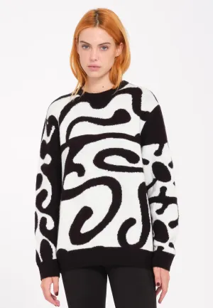 Volcom - Fa Zephyr Black White - Pullover