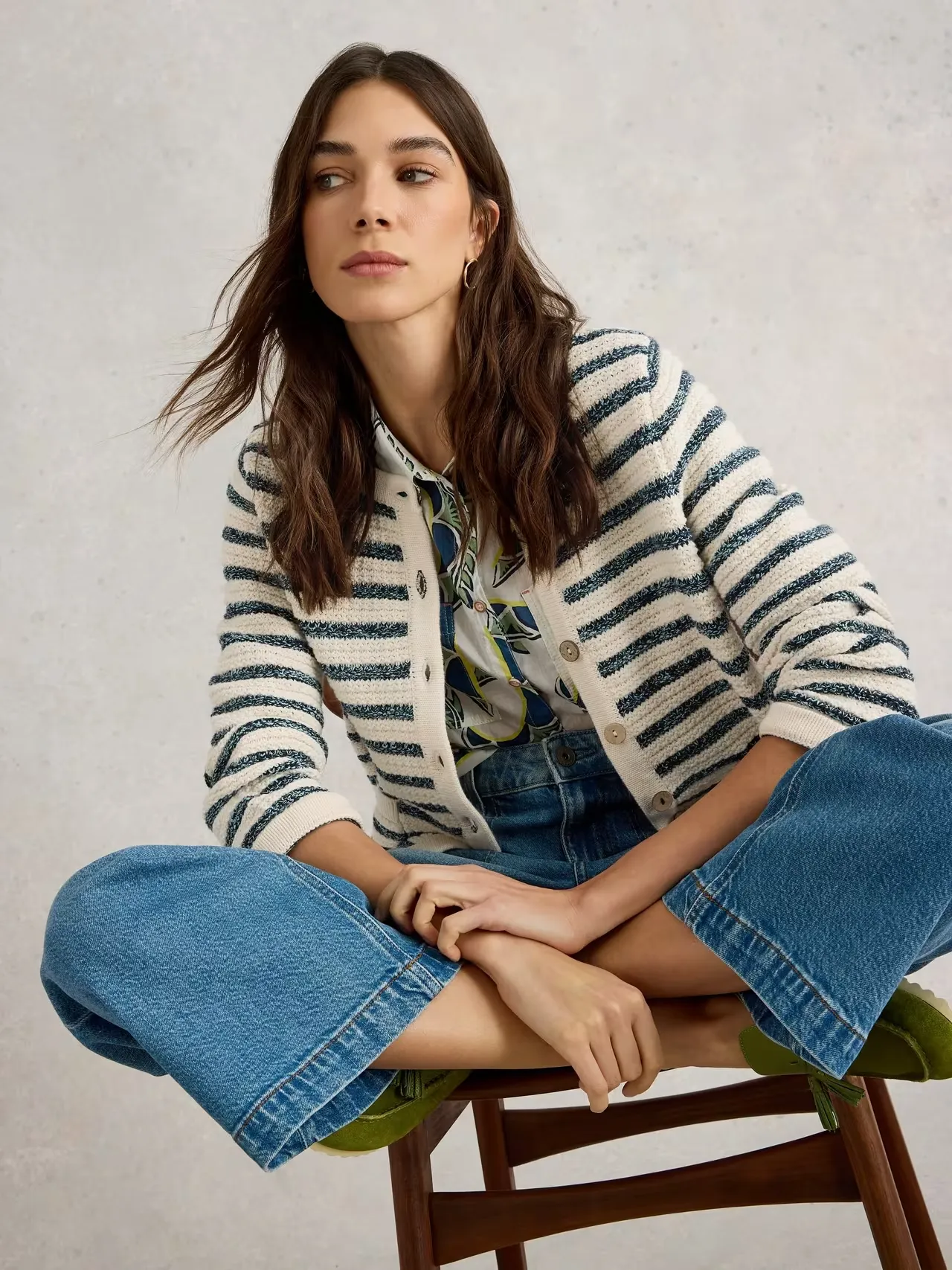 White Stuff Belle Stitchy Cardigan