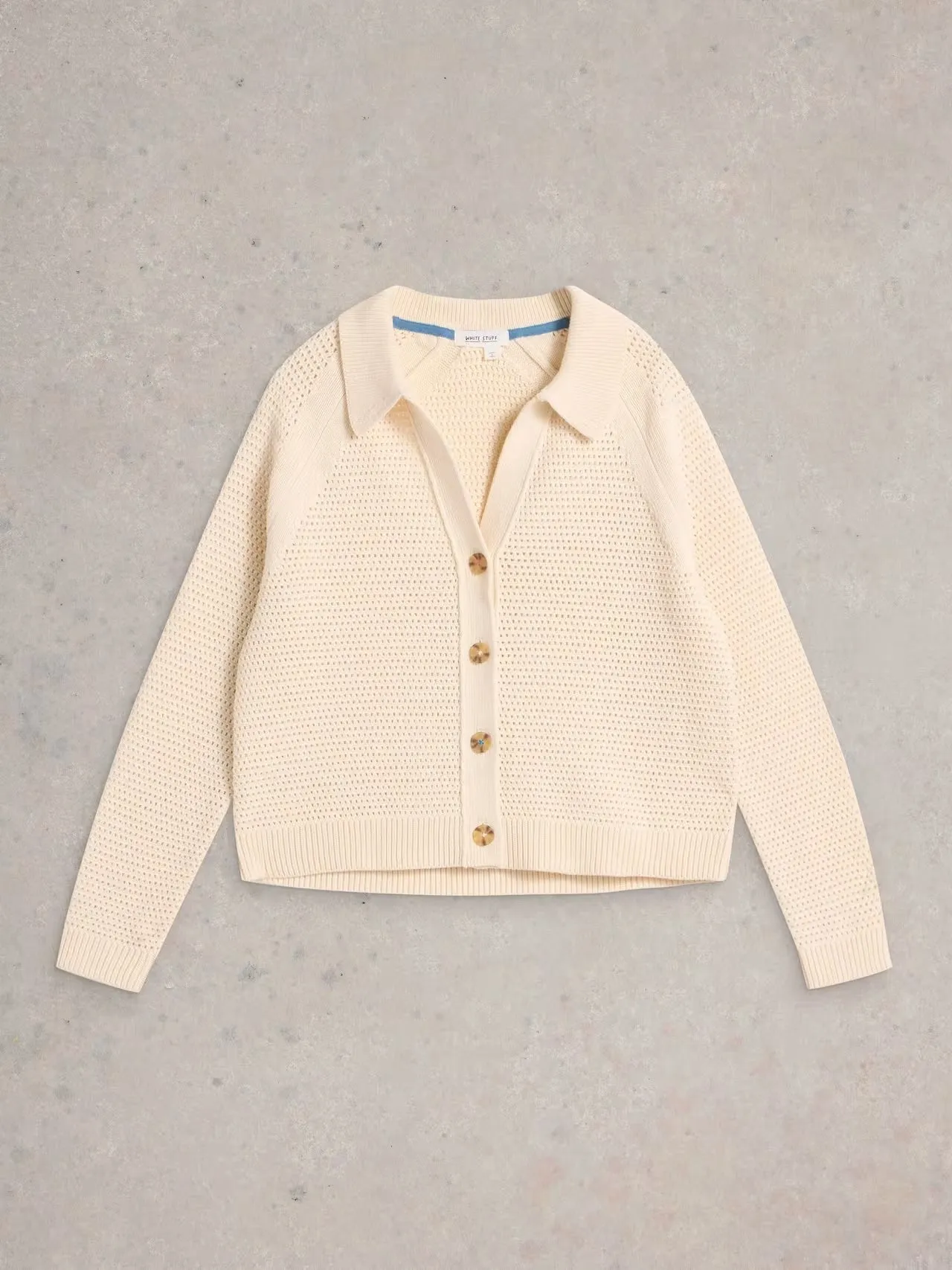 White Stuff Chaterly Collar Cardigan