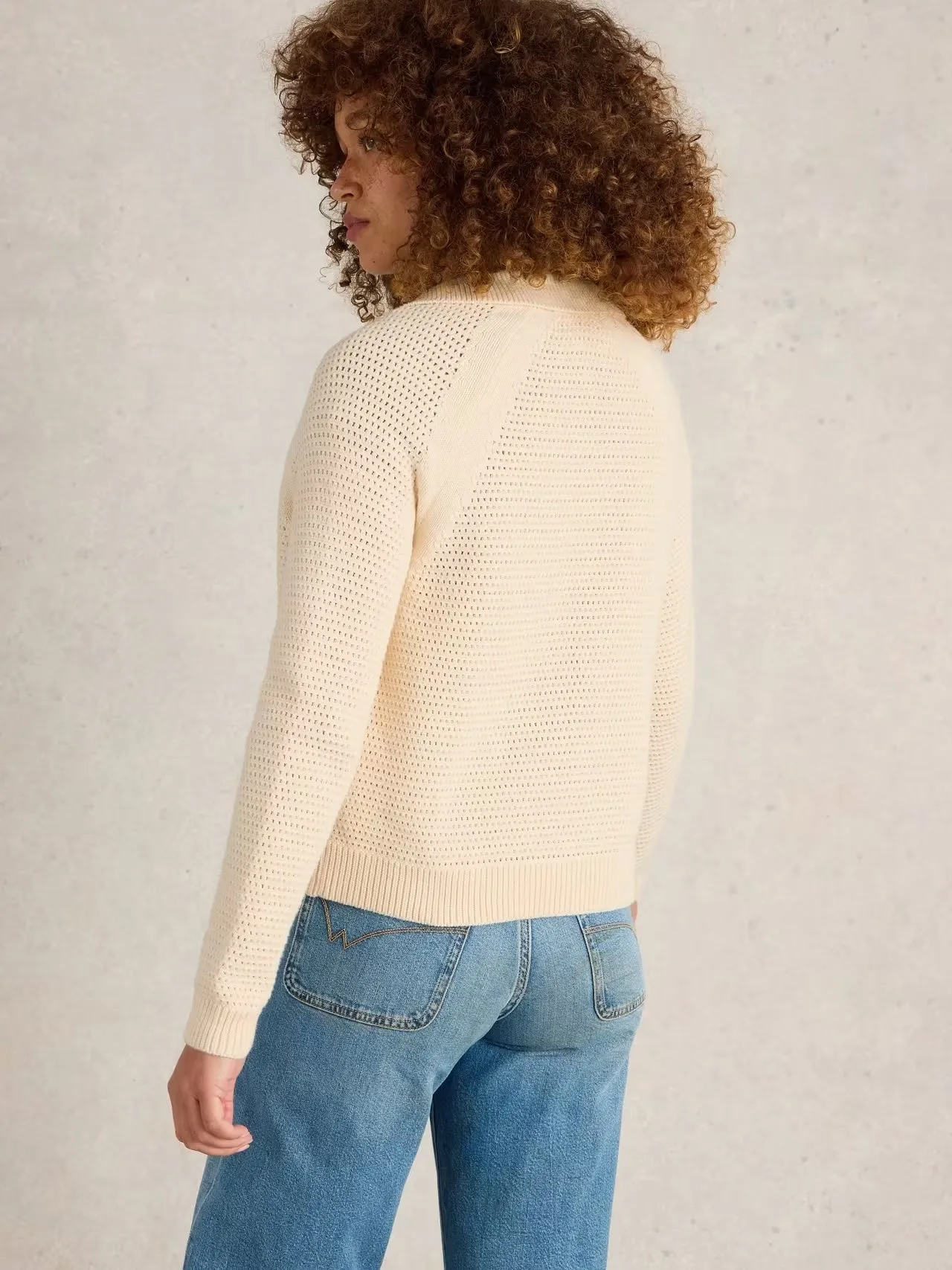 White Stuff Chaterly Collar Cardigan