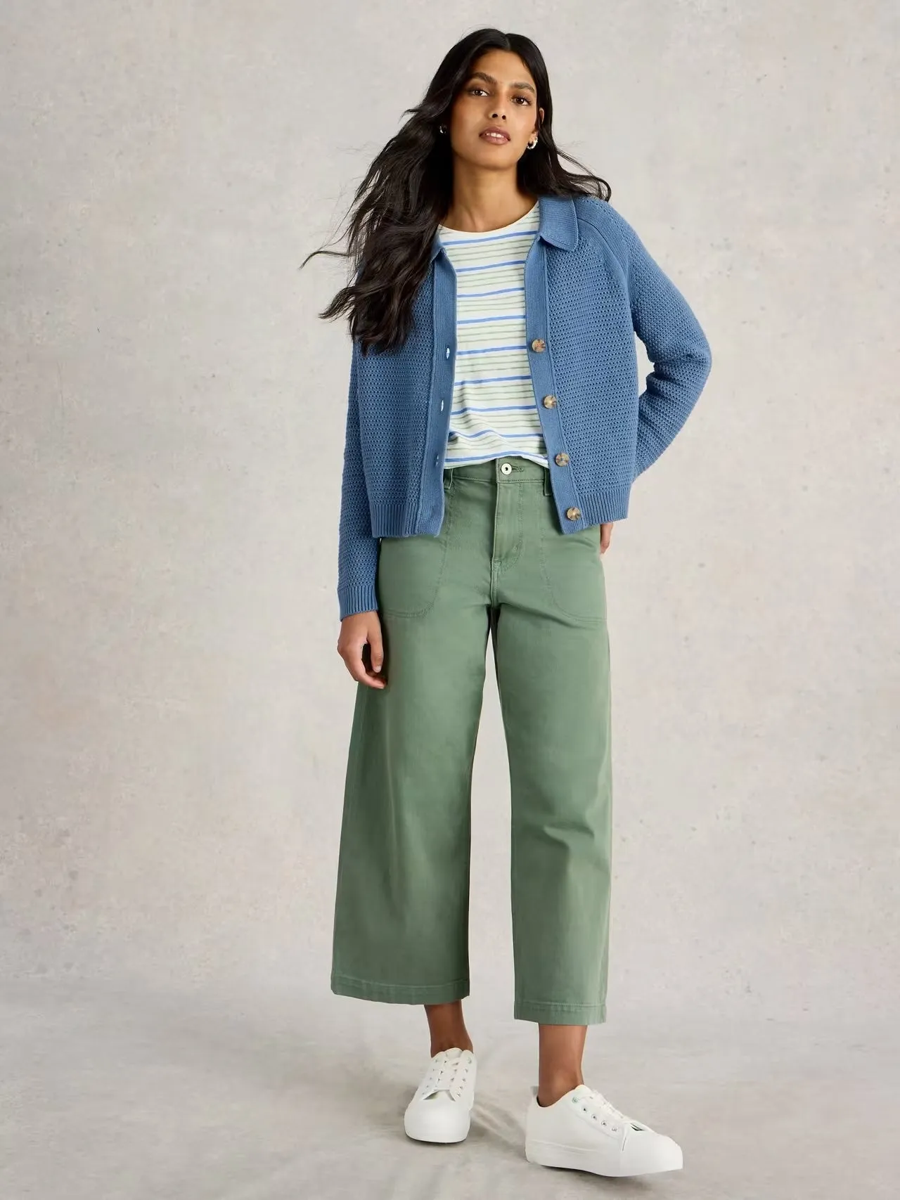 White Stuff Chaterly Collar Cardigan