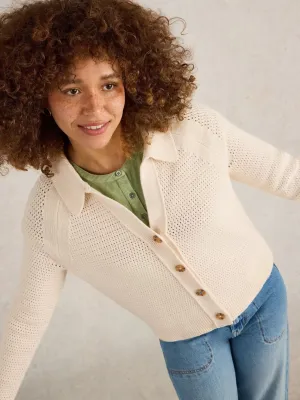 White Stuff Chaterly Collar Cardigan