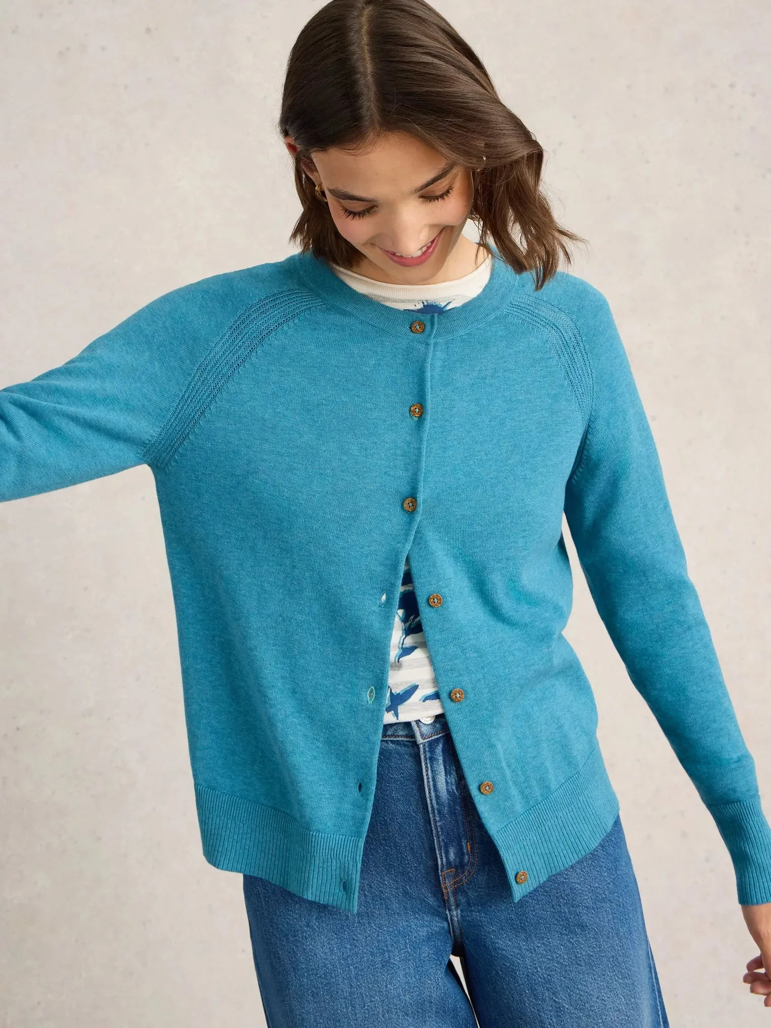 White Stuff Lulu Crew Neck Cardigan