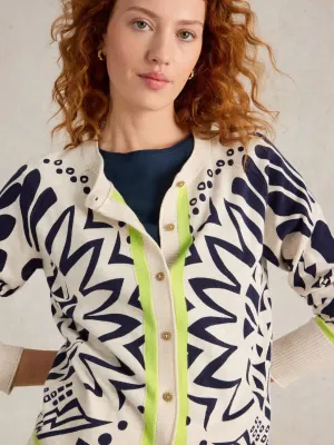 White Stuff Lulu Printed Cardigan