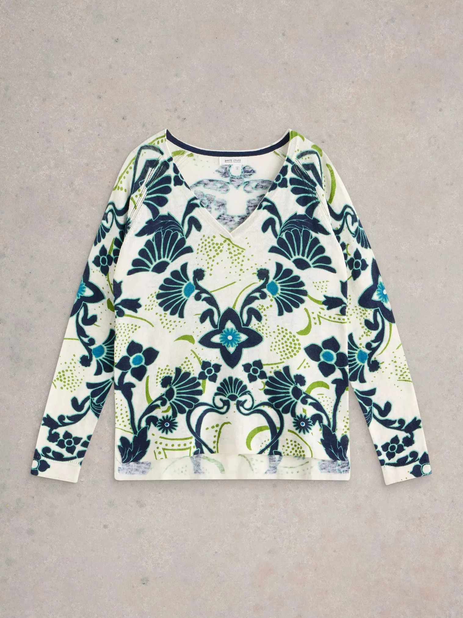 White Stuff Naria Print Jumper